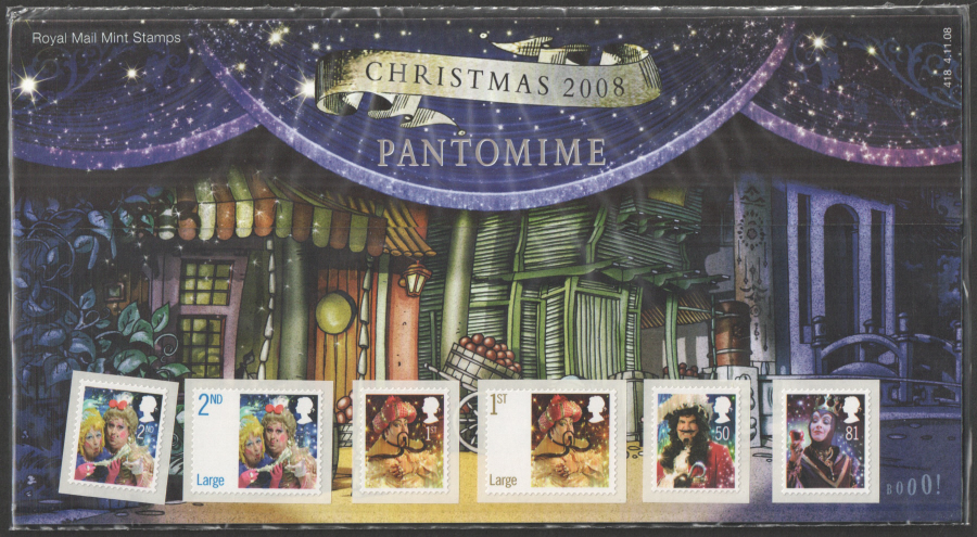 (image for) 2008 Christmas Royal Mail Presentation Pack 418